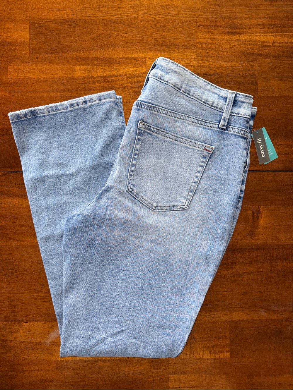 NWT Edgely Curvy High-Rise Slim Bootcut Jeans